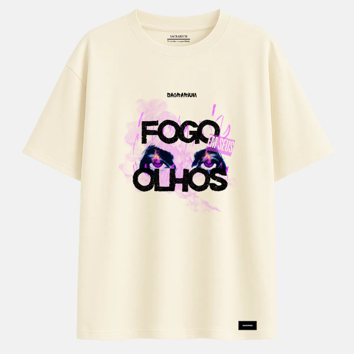 Camiseta Oversized - Fogo em Seus Olhos