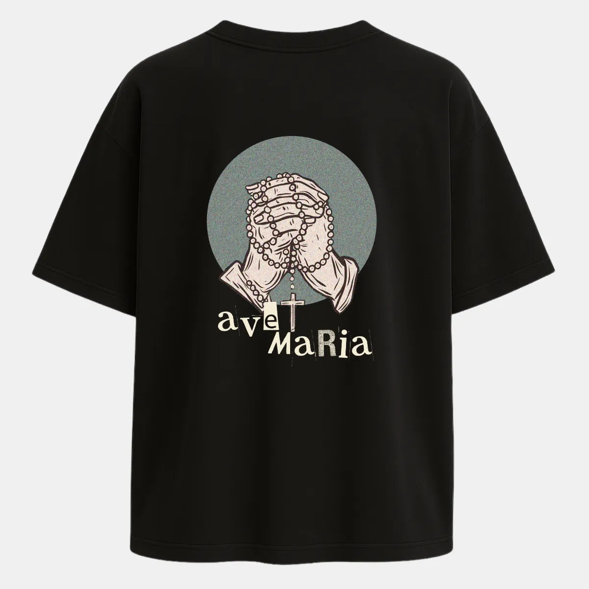 Camiseta Oversized - Ave Maria