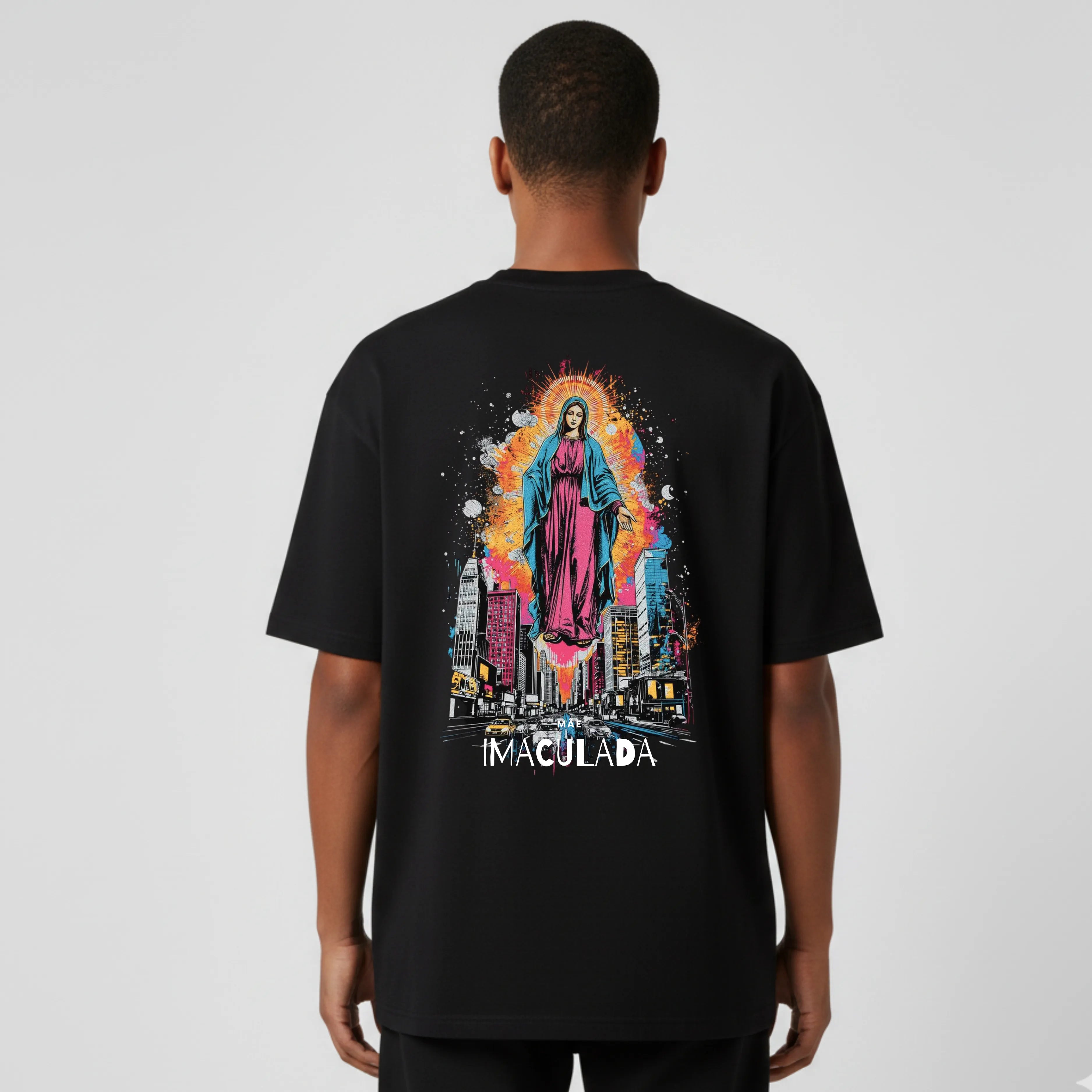 Camiseta Oversized - Mãe Imaculada